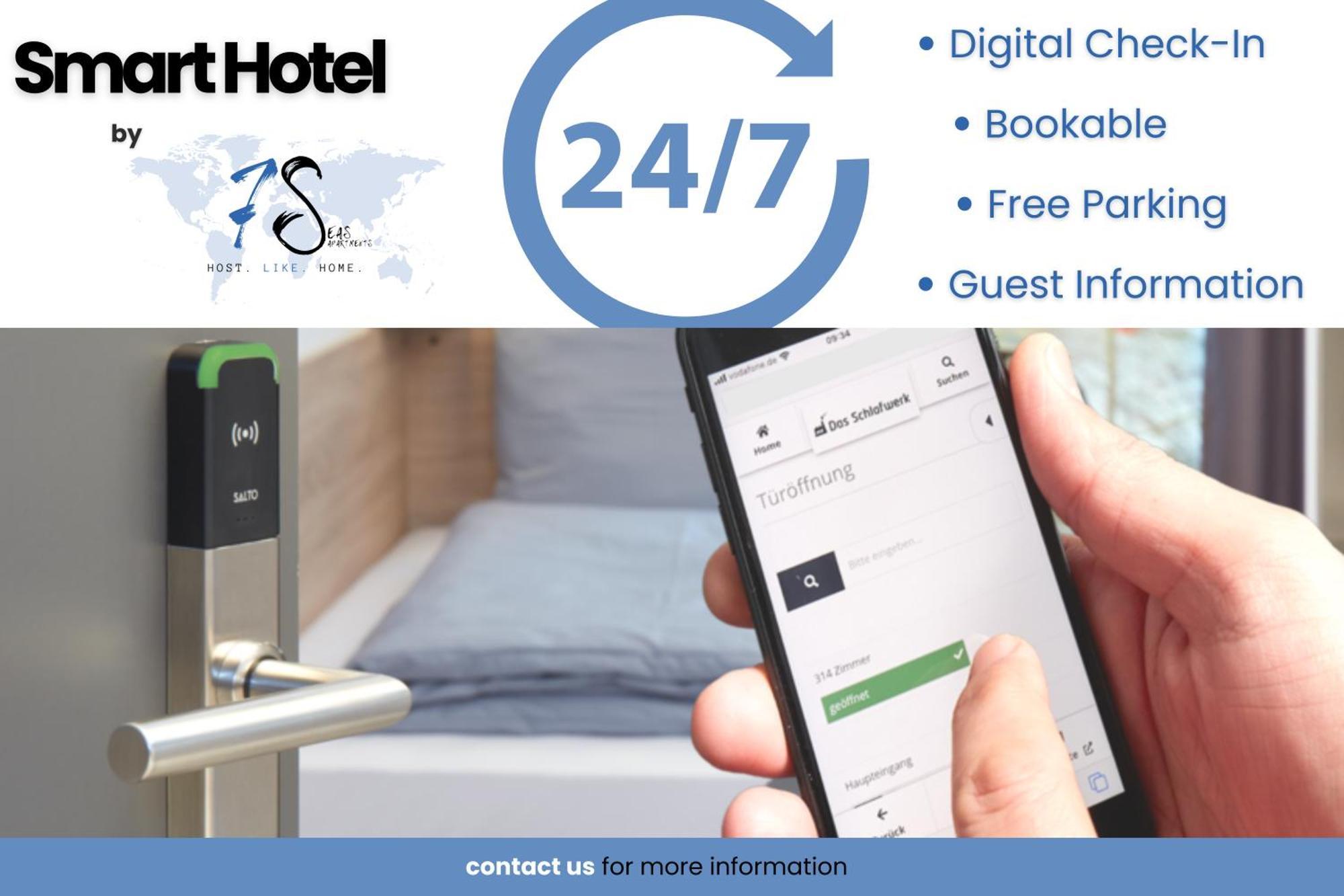 7Seas Boutique Aparthotel Homburg - Stilvoll, Digital & Ideal Fuer Familie & Business Buitenkant foto